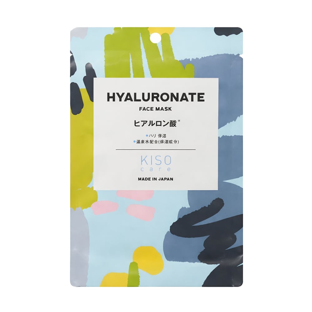 Тканинна маска для обличчя KISOCARE Hyaluronate Face Mask з гіалуроновою кислотою, 1 шт